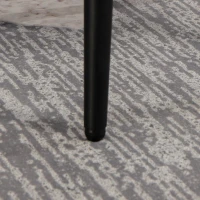 Pufa kwadratowa, hoker do makijażu, stalowe nogi, kaszmir(m-9)