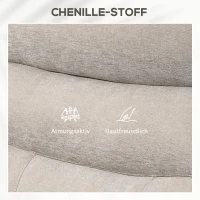 HOMCOM Dual Motor Power Lift Recliner Chair with Vibration Massage and Heat, Lift Chair for Elderly, Overstuffed Fabric Riser and Reclining Armchair with Side Pockets, Quick Assemble, Light Brown(m-9)