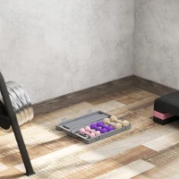 HOMCOM Zestaw hantli 6 sztuk z walizką, ciężarki, regulowane hantle 0,5 kg, 1 kg, 1,5 kg dla mężczyzn i kobiet, zestaw do domu i siłowni(m-8)