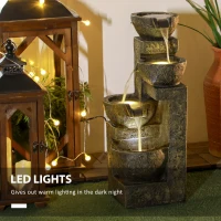 Fontanna ogrodowa, regulowany strumień, dekoracyjna fontanna(m-6)