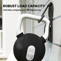 Wieszak na rower 4 szt., pionowy, składany, 30 kg nośności(m-5)