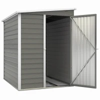 Metalowy domek narzędziowy 2,3m² z fundamentem, 142x184cm(m-10)