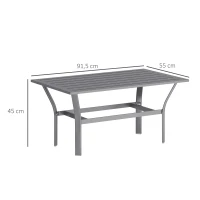 Stolik boczny metalowy, na balkon, odporny na warunki atmosferyczne(m-3)