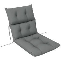 Poduszka na krzesło 115x56 cm, szara, 10 cm grubości(m-11)