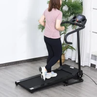 HOMCOM Tapis de course électrique pliable programmable 123 x 62 x 117 cm noir(m-2)