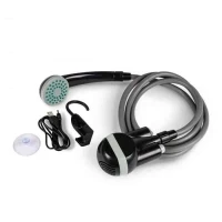 Douche électrique - KAMPA - Power Shower - Batterie rechargeable - Tuyau 1,80 m - Noir(m-1)