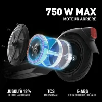 Trottinette électrique - Segway-Ninebot - E2 Pro - Pneus larges 10 - 750W Max - 35 km d'autonomie(m-4)