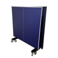 Tennis de table - Table de ping-pong - Pliable - Usage exterieur - 2 raquettes avec housse + 3 balles inclues - Bleu et noir(m-2)