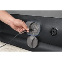 Matelas gonflable - BESTWAY - 671BU - Tritech Queen - 2 places, pompe USB intégrée, 2,03 m x 1,52 m x 36 cm(m-5)