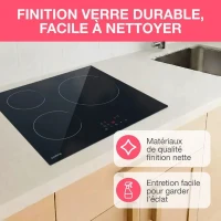 Table de cuisson induction OCEANIC 3 foyers L60 x P52 cm OCEATI3Z7B(m-5)