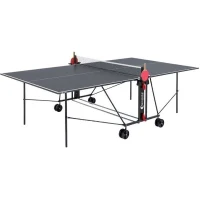 SPONETA - Table Tennis de Table - Table Ping Pong Compacte - Usage Extérieur - Gris et noir(m-1)