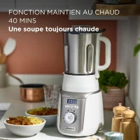 Blender chauffant - Kenwood SOUPEASY+ - CBL30.000CP - 1000 W - 1,75 L - 4 programmes - champagne(m-5)