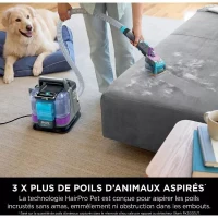SHARK PX250EUT StainStriker Détacheur HairPro Pet - Moquettes, tapis, meubles, escaliers les voitures - 450W - 1,2 L - 1,26 m(m-3)
