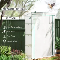 Outsunny Four-Tier Mini Greenhouse - Green/White(m-4)