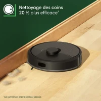 iRobot Roomba 105 Combo - Robot Aspirateur Laveur 2en1 - 7KPa - Navigation LiDAR - Détection des Tapis - 4 Niveaux d'Aspiration(m-5)