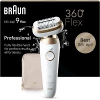 Épilateur - BRAUN - Silk-épil 9-011 3D - Sans fil - 2 modes - Blanc(m-2)