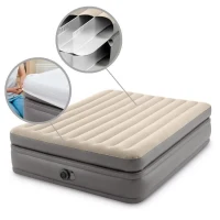 Matelas gonflable Intex - Prime Comfort - 2 personnes - 152x203x51 cm - Gris(m-3)