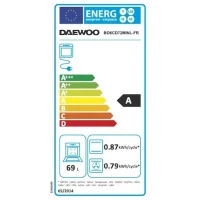 Four encastrable - Catalyse - Chaleur tournante - DAEWOO - BO6CD72MINL - Inox / Noir - 59,5 x 57,5 x 59,5 cm(m-2)