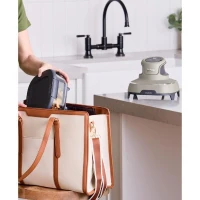 Friteuse sans huile portable NINJA - CRISPI - Récipients 1,4L et 3,8L - 4 programmes prédéfinis - 1400W - Beige(m-5)