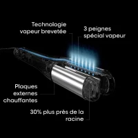 SteamPod 4 - L'OREAL PROFESSIONNEL - E3902600 - Lisseur-boucleur vapeur - Edition Limitée Meteora(m-4)