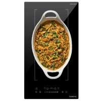 Domino induction encastrable - OCEANIC - OCEATI2Z2BF - 2 foyers avec zone flexible- 3600 W - Noir(m-3)