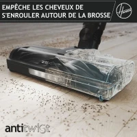Hoover HF1 Plus Flex - Aspirateur Balai sans Fil avec Tube Flexible HF1P10HX - Léger & Puissant - Turbo Mode - Brosse Anti-Twist LED(m-5)