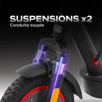 Trottinette électrique pliable - URBANGLIDE RIDE - 100 MAX 2 - 350W - Roues 10 - Adulte - Noir(m-3)