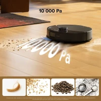 ROBOROCK Q10 VF+ - Aspirateur Robot Laveur avec Station de Vidage Automatique - Puissance 10000 Pa - Autonomie 150 min(m-2)