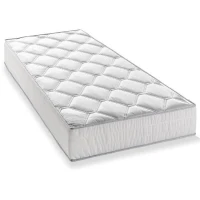 Pack pret a dormir Matelas + Sommier 90 x 190 cm + Couette + Oreiller - DEKO DREAM Malin(m-3)