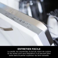 Mixeur Ninja Detect Power 3-en-1 TB401EU - 1200W - 20 modes - Bol 2L - Gobelet 680ml - Noir(m-6)