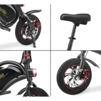 Draisienne électrique - URBANGLIDE - BIKE 120S - 350 W - 12'' - Adulte - Pliable - Noir(m-4)