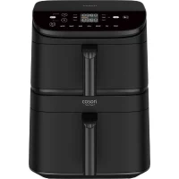 Friteuse sans huile COSORI - Turbo Tower Chef Edition - Capacité 10,8L - 2 cuves - 6 programmes - 2630W - Noir(m-1)