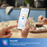 Friteuse sans huile - PHILIPS - HD9285/93 Airfryer - Connecté - Noir - Série 5000 - 7.2L(m-5)