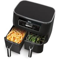 Friteuse sans huile NINJA - Foodi AF200EU - Capacité 7,6L - Double cuve - 4 programmes de cuisson - 2400W(m-5)