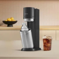 Machine a soda et eau pétillante SODASTREAM - DUO Noire - 2 carafes en verre - 1 recharge de gaz 60L(m-2)