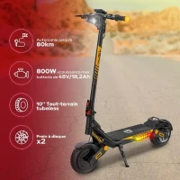 Trottinette électrique - URBANGLIDE - All Road 6 2x2 - 800 W - Pneus 10 - Max 25 km/h - Autonomie jusqu'a 80 km(m-3)