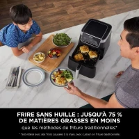 Friteuse sans huile NINJA - Max Pro AF180EU - Capacité 6,2L - 6 programmes de cuisson - 2000W(m-5)
