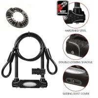 MASTER LOCK Antivol U avec Câble - A Clé(m-3)