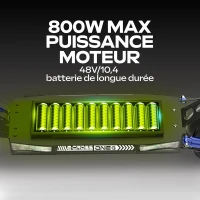 Trottinette électrique - URBANGLIDE - ECROSS ONE - 800 W - Pneus 10 - Max 25 km/h - Autonomie jusqu'a 50 km(m-5)