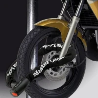 MASTER LOCK Chaîne Antivol Moto - 2 m chaîne - Idéal pour les Motos et Scooters(m-4)
