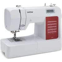 BROTHER - CS10s - Machine a coudre électronique - 40 points de couture - Systeme d'enfile-aiguille - Ecran LCD - Blanche(m-1)