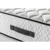 Ensemble matelas sommier 180 x 200 cm Hauteur 24 cm - ressorts ensachés - 7 zones - réversible - fabriqué en Belgique - DEKO DREAM(m-6)