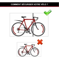 Antivol Vélo U - MASTER LOCK - 8279EURDPRO - Acier Cémenté, Clé, Certifié(m-5)