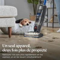 BISSELL CrossWave OmniFind Select - Aspirateur Balai Laveur Sans Fil - LED FurFinder pour Détection Facile Saletés & Poils Animaux(m-3)