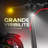 Trottinette électrique - URBANGLIDE - 85 Lite - Roues 8.5 - 36V - 400W - Autonomie 20 km - Frein a disque - Clignotants - Feu stop(m-6)