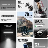 Trottinette électrique - SEGWAY - F3 Pro E - 1200 W - 10(m-2)