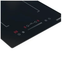 Domino induction encastrable - OCEANIC - OCEATI2Z2BF - 2 foyers avec zone flexible- 3600 W - Noir(m-2)