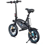 Draisienne électrique - FLYBLADE - 350 W - Max 25 km/h - 14 - Bluetooth - Pliable - Support de téléphone - Noir(m-4)