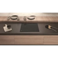 Table de cuisson induction - HOTPOINT - 3 zones - Zones modulables - L 59 x P 51 cm - HB2760BNE - 7200W total - Noir(m-2)