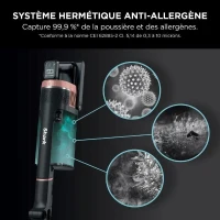 SHARK Stratos IZ400EU - Aspirateur Balai sans fil - Technologie DuoClean + PowerFins Plus - Eclairage LED(m-5)